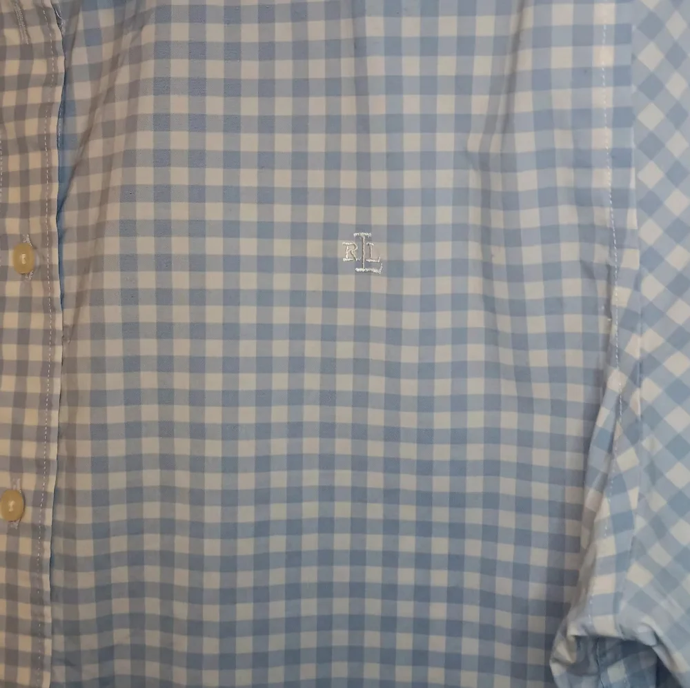 Lauren Ralph Lauren Non Iron Straight Fit Checked Button Front Shirt - Picture 3 of 8